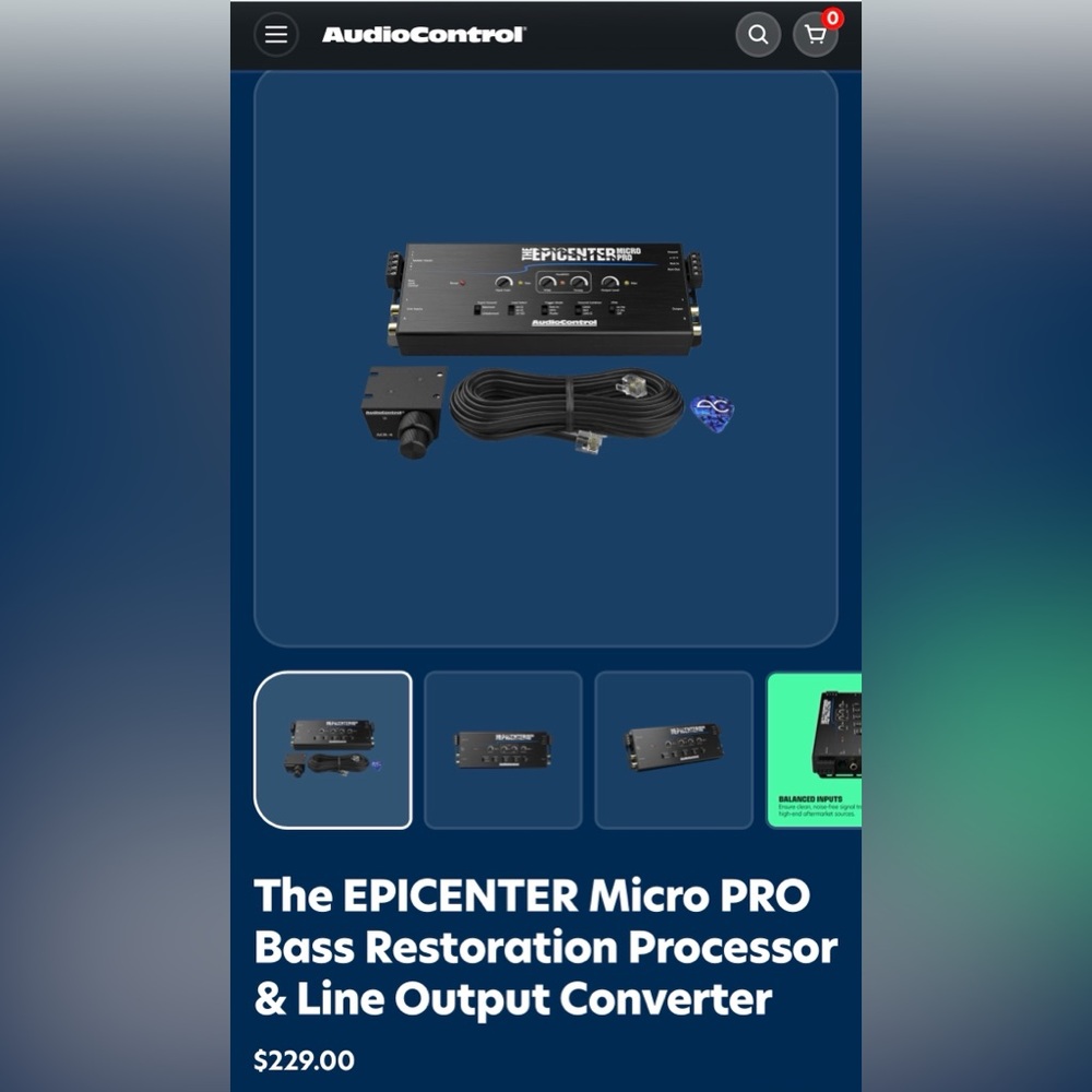 EP Pro Black Bass Restoration Processor